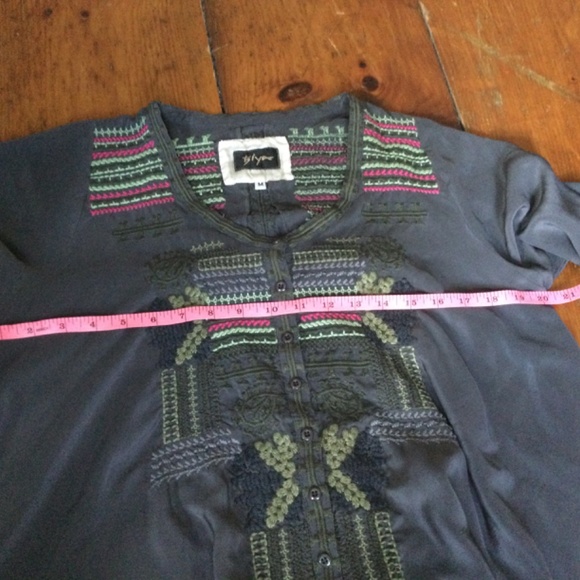 Johnny Was BIYA tunic dress 100% Silk Medium - Picture 9 of 13